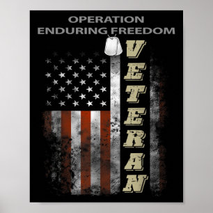 Operation Enduring Freedom Veteran Poster