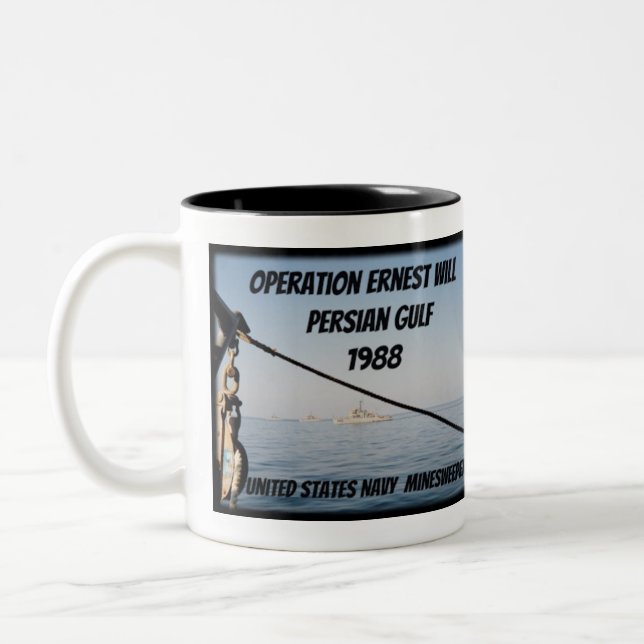Operation Ernest Will Coffee Mug (Left)