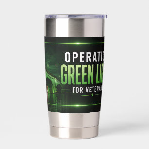 Operation Green Light for Veterans London Bridge Insulated Tumbler