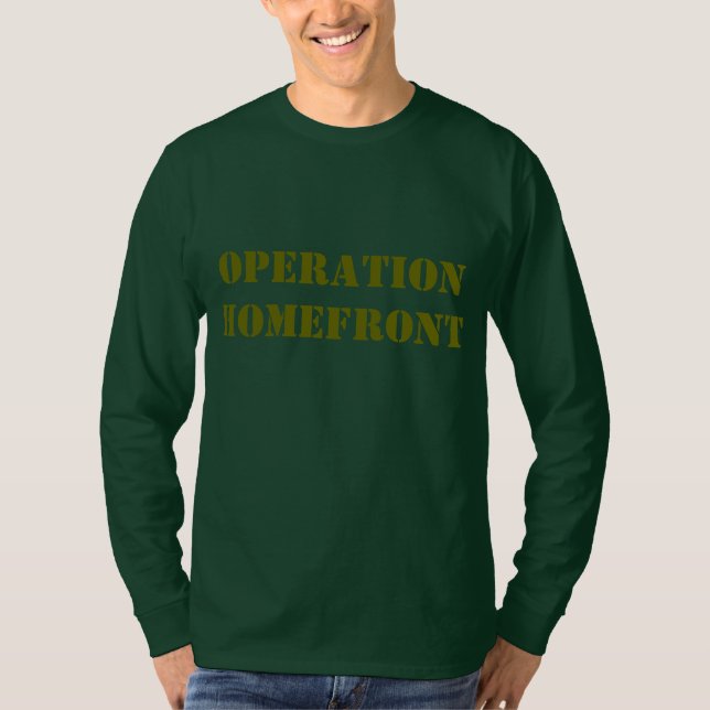"Operation Homefront" t-shirt (Front)