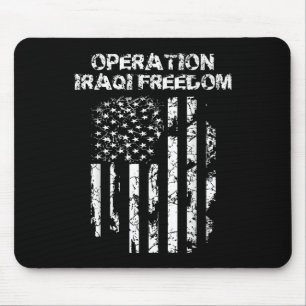 Operation Iraqi Freedom Combat Veteran Mouse Pad