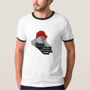 Operation Iraqi Freedom Custom Front and Back T-Shirt