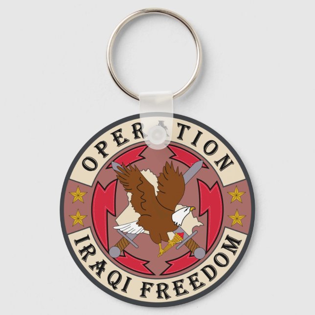Operation Iraqi Freedom Key Ring (Front)