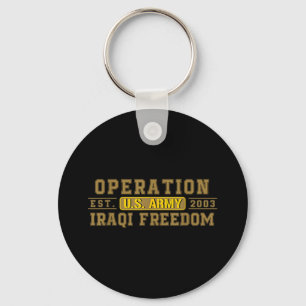 Operation Iraqi Freedom Oif Veteran Combat Us Flag Key Ring