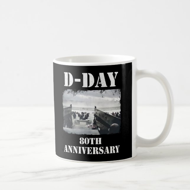 Operation Overlord 1944 D-Day 2024 Normandy Coffee Mug (Right)