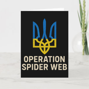 Operation Spider Web Ukraine Heroes Ukrainian Tryz Card