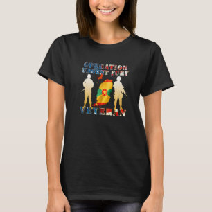 Operation Urgent Fury Combat Veteran Grenada T-Shirt