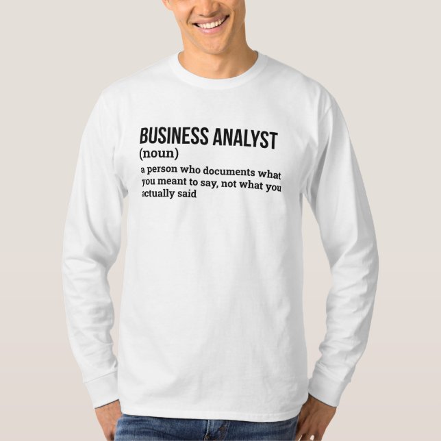 Operations Analyst Definition Shirt (Front)