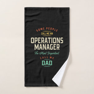 Operations Manager and Dad Hand Towel