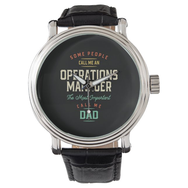 Operations Manager and Dad Watch (Front)