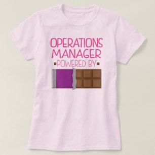 Operations Manager Chocolate Gift for Her T-Shirt