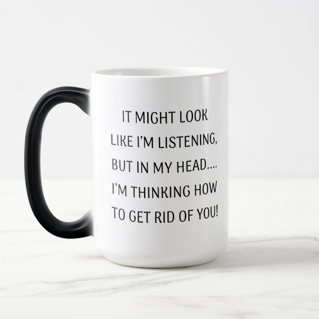 Operations Manager Funny Saying Magic Mug (Left)