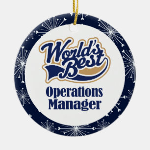 Operations Manager Gift Ornament