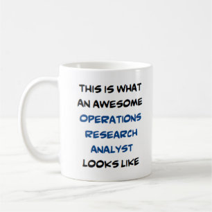 operations research analyst, awesome coffee mug