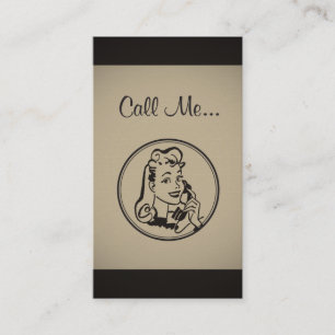 Operator Call Me Business Card