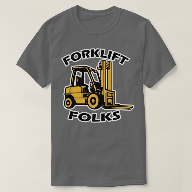 operator forklift T-Shirt (Design Front)