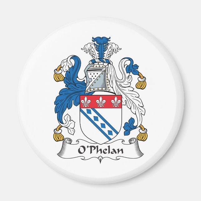 O'Phelan Family Crest Magnet (Front)