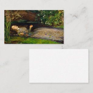 Ophelia, 1851 by John Everett Millais Business Card