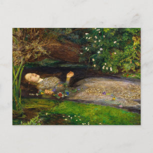 Ophelia, 1851 by John Everett Millais Postcard