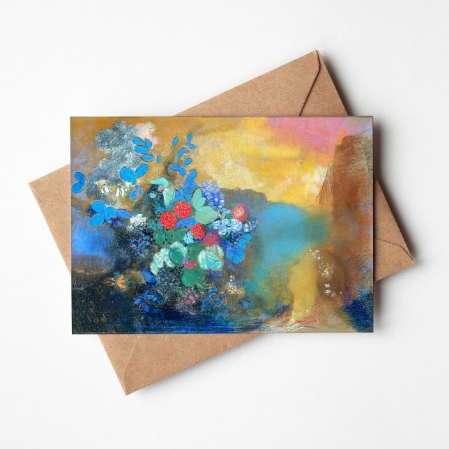 Ophelia Among the Flowers | Odilon Redon Card (Creator Uploaded)