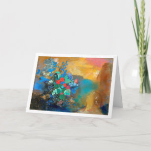 Ophelia among the Flowers, Redon Card