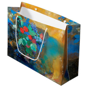 Ophelia among the Flowers, Redon Large Gift Bag
