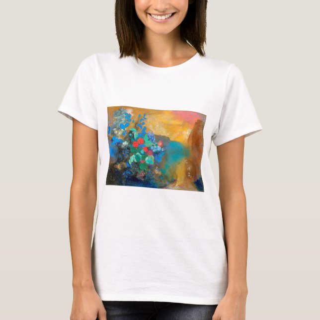 Ophelia among the Flowers, Redon T-Shirt (Front)