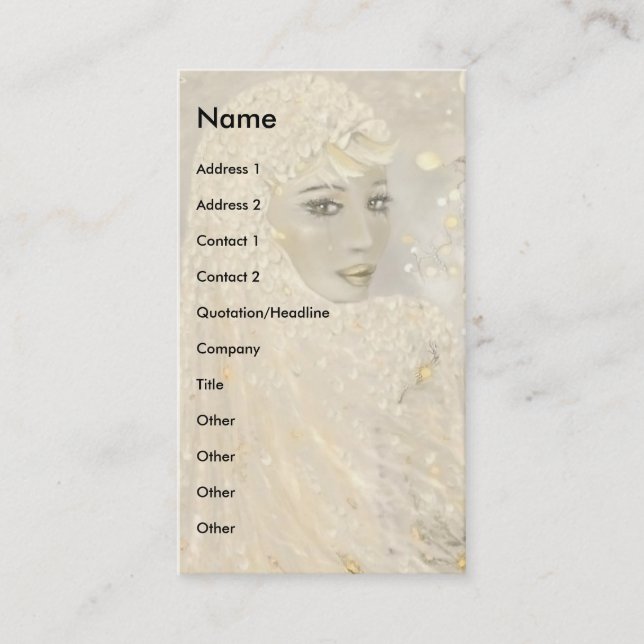 Ophelia! Business Card (Front)