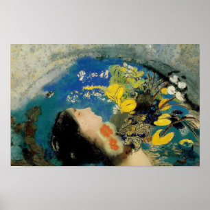Ophelia by Odilon Redon Print