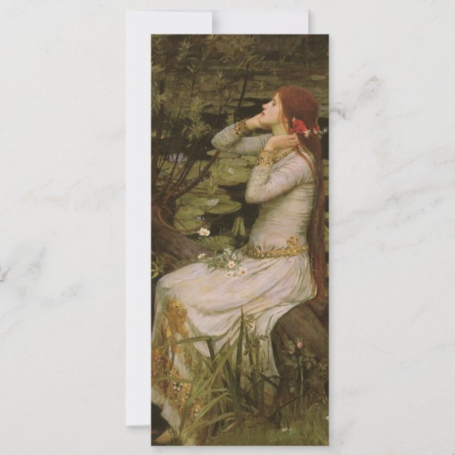 Ophelia by the Pond by John William Waterhouse (Front)