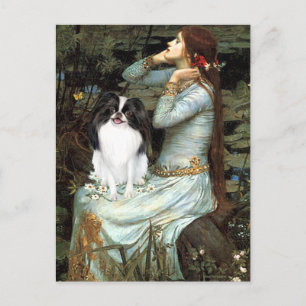 Ophelia - Japanese Chin 2 Postcard