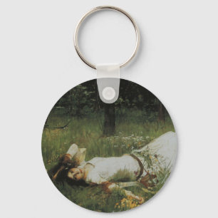 Ophelia [John William Waterhouse] Key Ring
