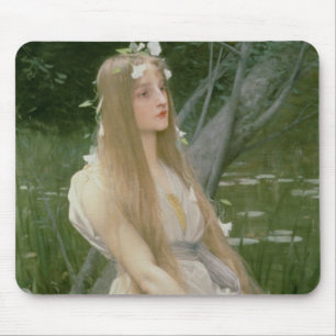 Ophelia (oil on canvas) mouse pad