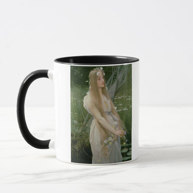 Ophelia (oil on canvas) mug (Left)