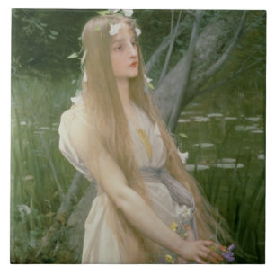Ophelia (oil on canvas) tile