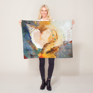 Ophelia, Redon Fleece Blanket