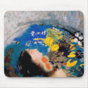 Ophelia, Redon Mouse Pad