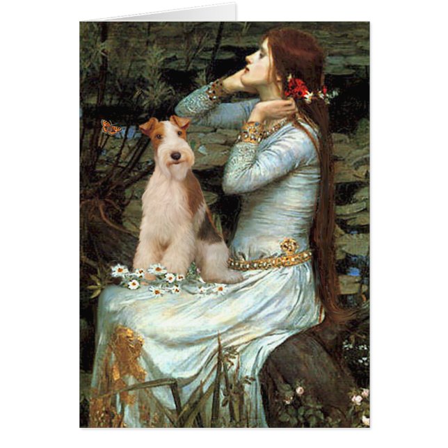 Ophelia Seated - Wire Fox Terrier 3 (Front)
