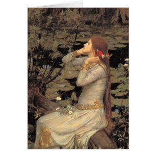 Ophelia with Streaming Red Hair
