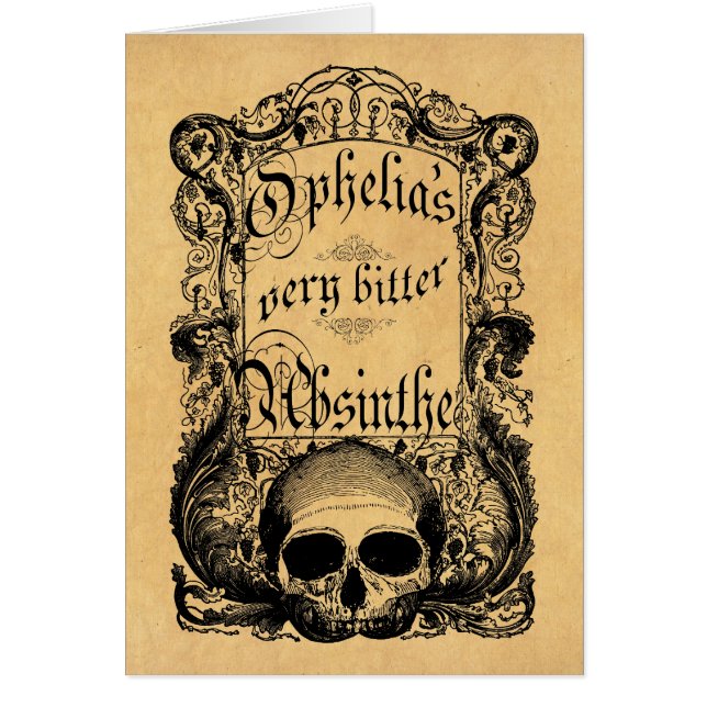 Ophelia's Very Bitter Absinthe (Front)