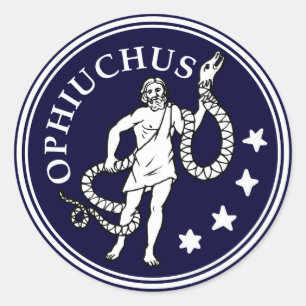 Ophiuchus Classic Round Sticker