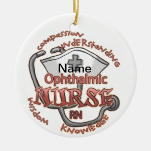 Ophthalmic Nurse Axiom Ceramic Tree Decoration