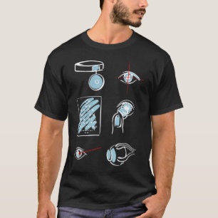 Ophthalmic Technician Tech Optometry And Optician T-Shirt