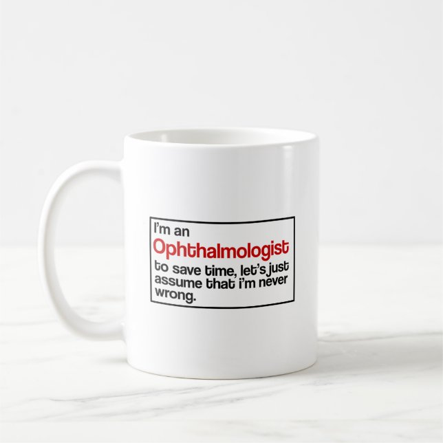 Ophthalmologist Coffee Mug (Left)