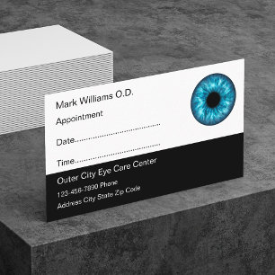 Ophthalmologist Medical Appointment Business Cards