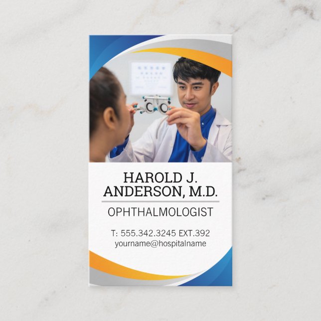 Ophthalmologist | Optometry  Business Card (Front)