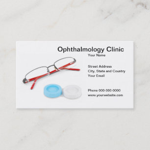 Ophthalmology Clinic Business Card