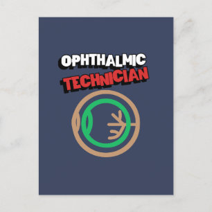 Ophthalmology Ophthalmic Techician Postcard