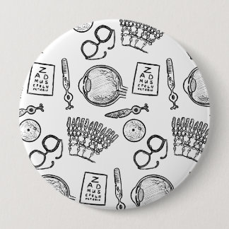 Ophthalmology Sketches 10 Cm Round Badge