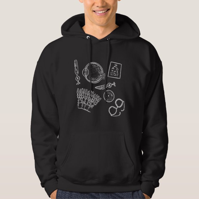 Ophthalmology Sketches Hoodie (Front)